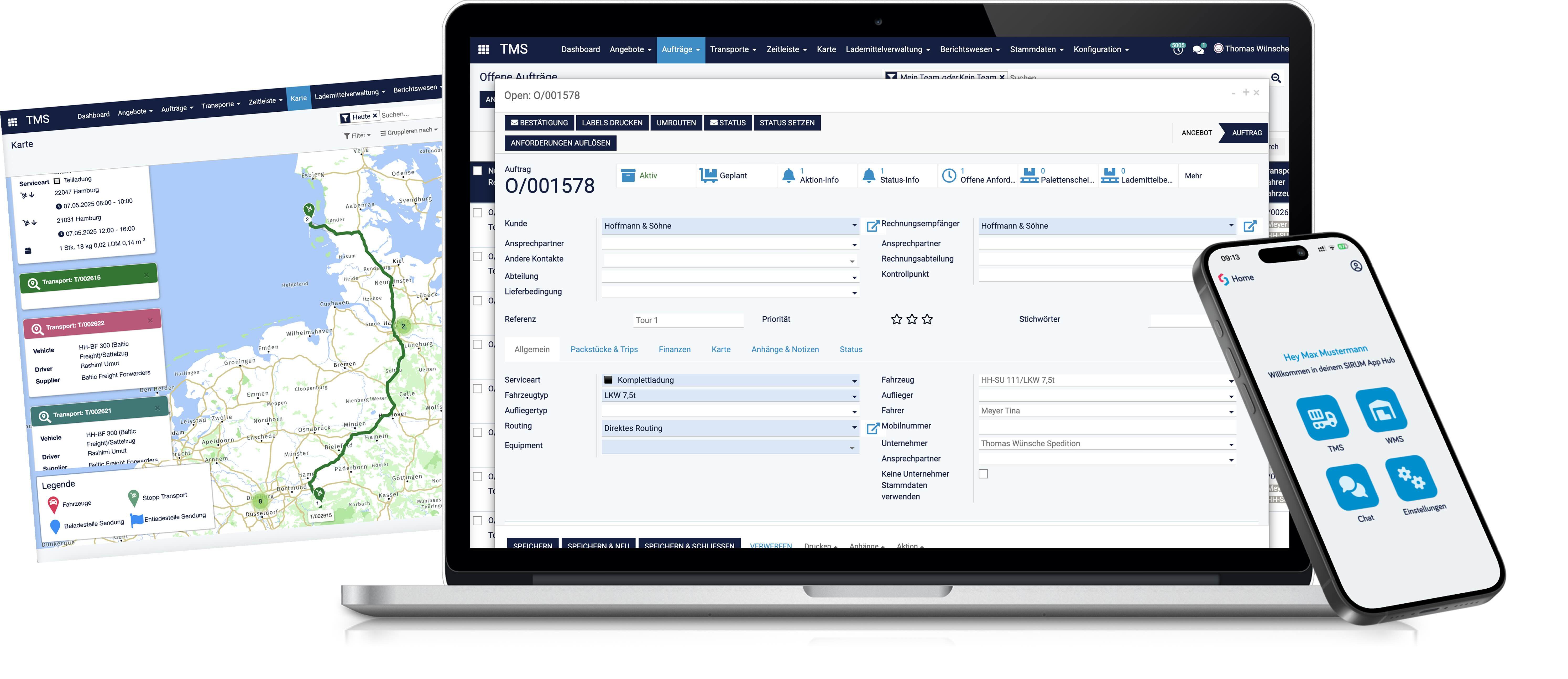 SIRUM TMS CMS – ein umfassendes Bild